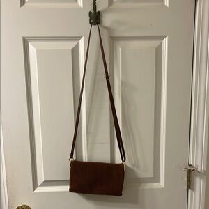 Brown Crossbody Shoulder Bag - Women's Shoulder Purse